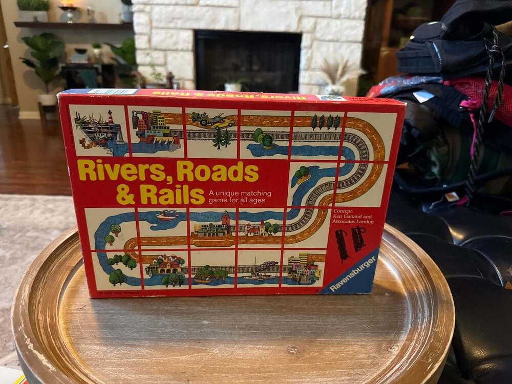 Ravensburger Rivers, Roads & Rails Vintage Matching Game